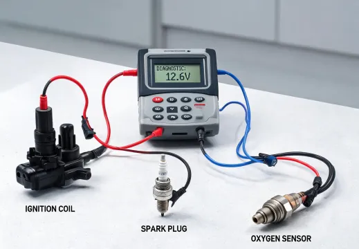 Electrical bench validation scene